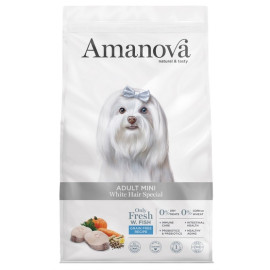 Amanova Dog Adult Mini White Hair Special 7kg