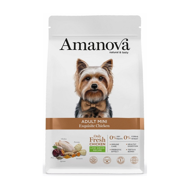 Amanova Dog Adult Mini Exquisite Chicken - kurczak 2kg