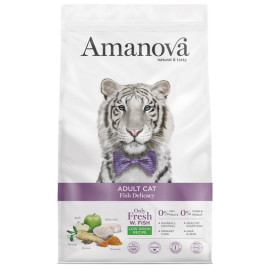 Amanova Cat Adult Fish Delicacy White Fish - biała ryba 1,5kg