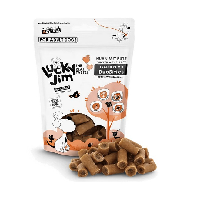 Lucky Jim DuoBities Kurczak i indyk 70g