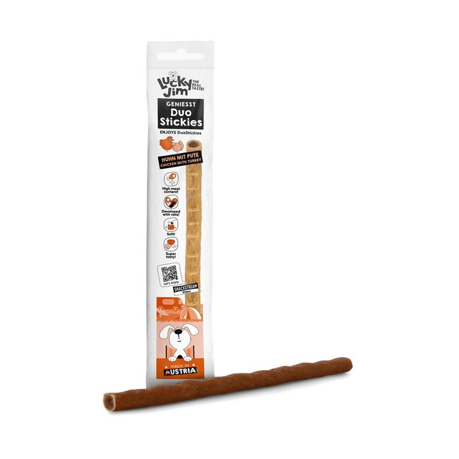 Lucky Jim DuoStickies Kurczak i indyk 15g