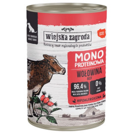 Wiejska Zagroda Monobiałkowa Wołowina puszka 400g