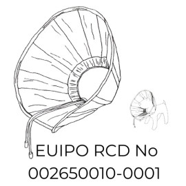Grande Finale Kołnierz pozabiegowy z tkaniny rozmiar 6 niebieski [WET/KT/6(XXXL)]