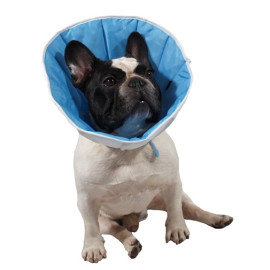 Grande Finale Kołnierz pozabiegowy z tkaniny rozmiar 1 niebieski [WET/KT/1(S)]