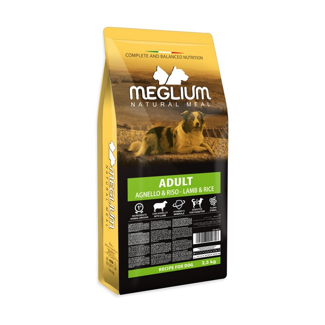 Meglium Dog Adult Lamb & Rice 2,5kg