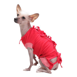 Grande Finale Koszulka pooperacyjna rozmiar 6 / 60cm czerwona [WET1C]