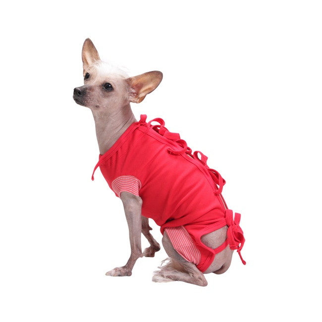 Grande Finale Koszulka pooperacyjna rozmiar 6 / 60cm czerwona [WET1C]