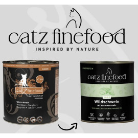 Catz Finefood Purrrr N.109 Dzik puszka 800g