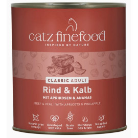 Catz Finefood Classic N.07 Wołowina i cielęcina puszka 800g