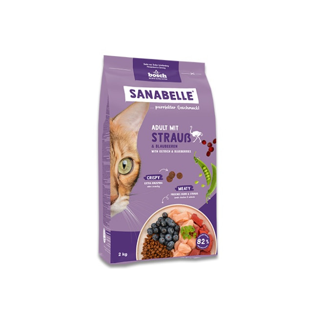 Sanabelle Adult Strauss - ze strusiem 2kg