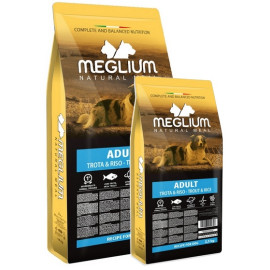 Meglium Dog Adult Trout & Rice Sucha karma z pstrągiem 14kg +2,5kg Gratis