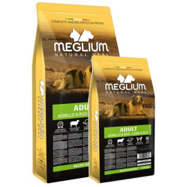 Meglium Dog Adult Lamb & Rice Sucha karma z jagnięciną 14kg +2,5kg Gratis