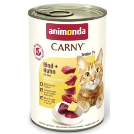 Animonda Carny Senior Wołowina, Kurczak + Ser puszka 400g