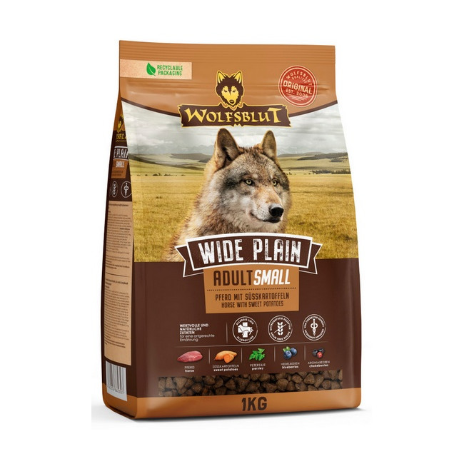 Wolfsblut Dog Wide Plain Small - konina i bataty 1kg