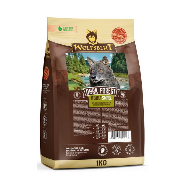 Wolfsblut Dog Dark Forest Small - dziczyzna i bataty 1kg