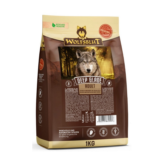 Wolfsblut Dog Deep Glade Adult - jeleń i bawół 1kg