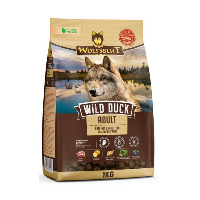 Wolfsblut Dog Wild Duck Adult - kaczka i ziemniaki 1kg