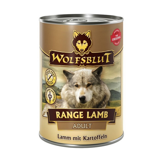 Wolfsblut Dog Range Lamb Adult - jagnięcina i ziemniaki puszka 395g
