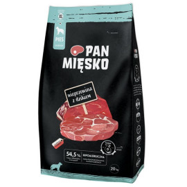 Pan Mięsko Karma sucha dla psa - wieprzowina i dzik chrupki XL 20kg