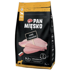 Pan Mięsko Karma sucha dla psa - indyk i bażant chrupki S 3kg
