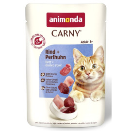 Animonda Carny Adult Wołowina + Perliczka saszetka 85g