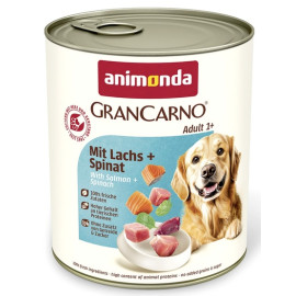 Animonda GranCarno Original Adult Lachs Spinat Łosoś + Szpinak puszka 800g