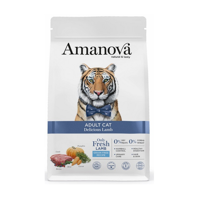 Amanova Cat Adult Delicious Lamb - jagnięcina 4kg