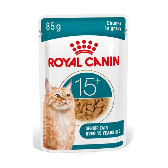 Royal Canin Ageing +15 karma mokra dla kotów dojrzałych w sosie saszetka 85g