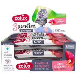 Zolux Sweeties Kremowy przysmak dla kota - tuńczyk i krewetka 14g