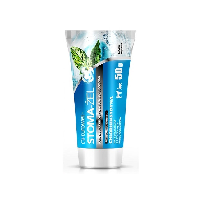 Stoma-żel miętowy - pasta do pielęgnacji uzębienia psów i kotów tubka 50g