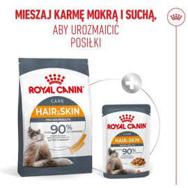 Royal Canin Hair&Skin Care karma sucha dla kotów dorosłych, lśniąca sierść i zdrowa skóra 4kg