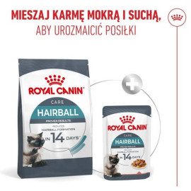 Royal Canin Hairball Care karma sucha dla kotów dorosłych, eliminacja kul włosowych 400g