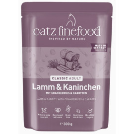 Catz Finefood Classic N.11 Jagnięcina i Królik saszetka 300g