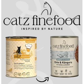 Catz Finefood Ragout N.607 Kaczka i Kangur puszka 380g