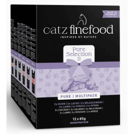 Catz Finefood Pure Selection (Purrrr Collection) II saszetki multipack 12x80/85g