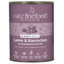 Catz Finefood Classic Jagnięcina i Królik (N.11) puszka 800g