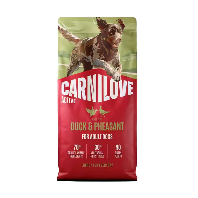 Carnilove Dog Active Duck & Pheasant Adult - kaczka i bażant 1,5kg