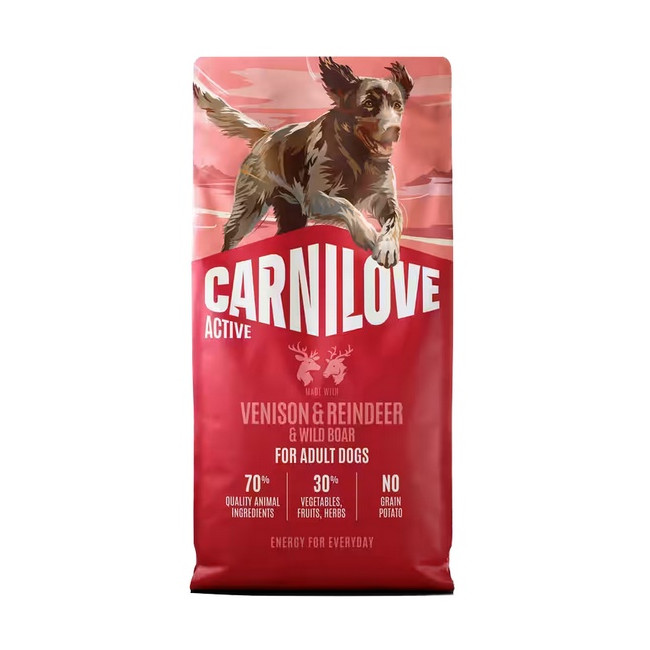 Carnilove Dog Active Venison & Reindeer Adult - dziczyzna i renifer 1,5kg