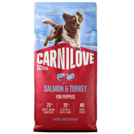 Carnilove Dog Active Salmon & Turkey Puppy - łosoś i indyk 1,5kg