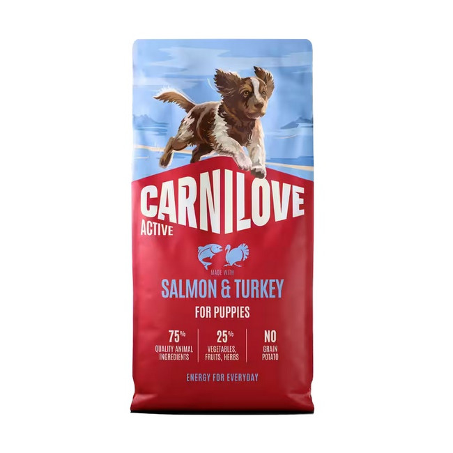 Carnilove Dog Active Salmon & Turkey Puppy - łosoś i indyk 1,5kg