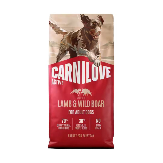 Carnilove Dog Active Lamb & Wild Boar Adult - jagnięcina i dzik 1,5kg