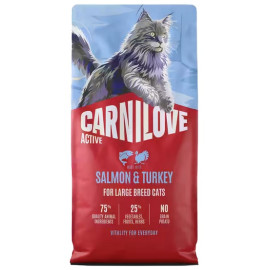 Carnilove Cat Active Salmon & Turkey Large - łosoś i indyk 400g