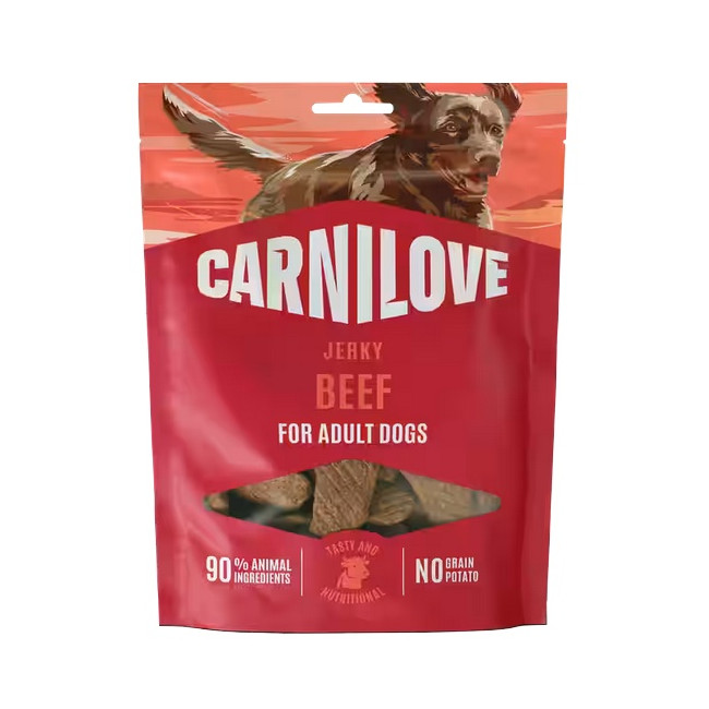Carnilove Dog Jerky Beef Fillet - wołowina filet 100g
