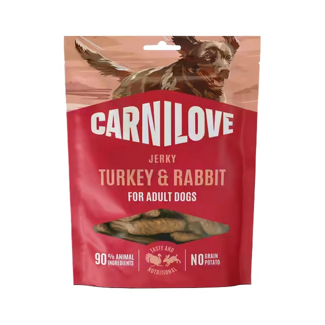 Carnilove Dog Jerky Turkey & Rabbit - indyk i królik 100g