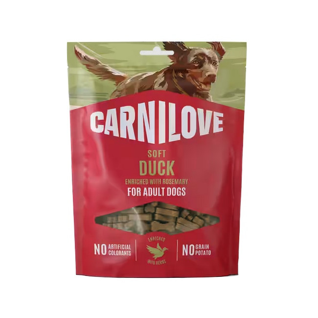 Carnilove Dog Soft Snack Duck 200g