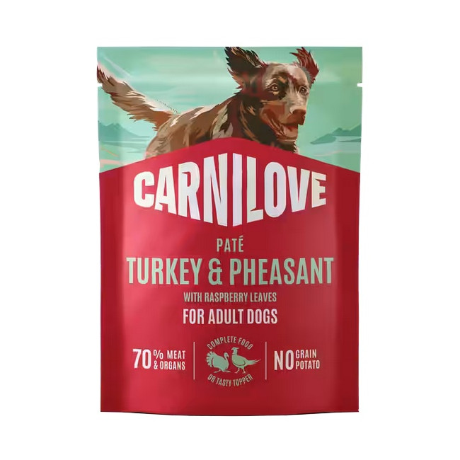 Carnilove Dog Turkey & Pheasant - indyk i bażant saszetka 300g