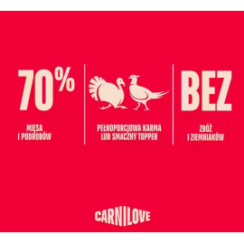 Carnilove Dog Turkey & Pheasant - indyk i bażant saszetka 300g