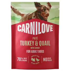 Carnilove Dog Turkey & Quail - indyk i przepiórka saszetka 300g