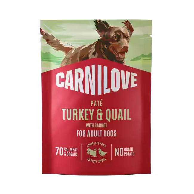 Carnilove Dog Turkey & Quail - indyk i przepiórka saszetka 300g