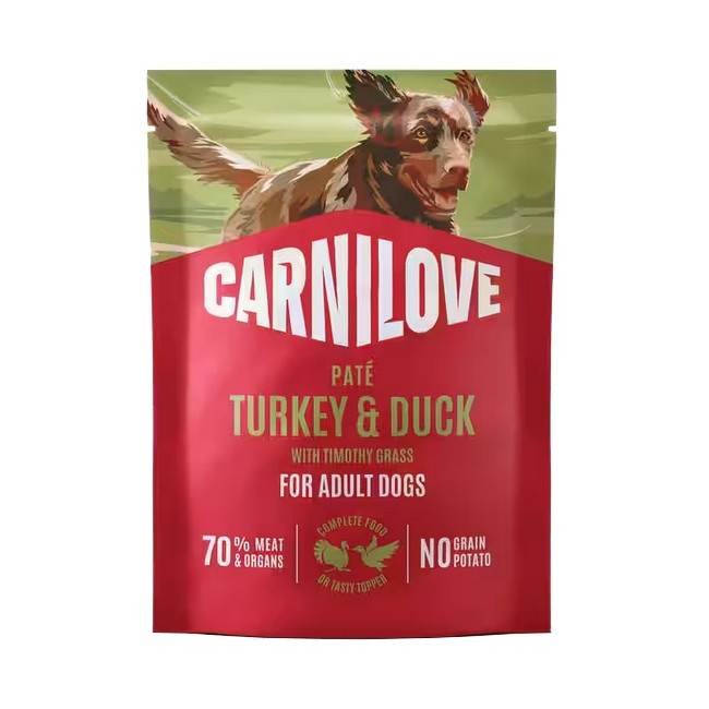 Carnilove Dog Turkey & Duck - indyk i kaczka saszetka 300g